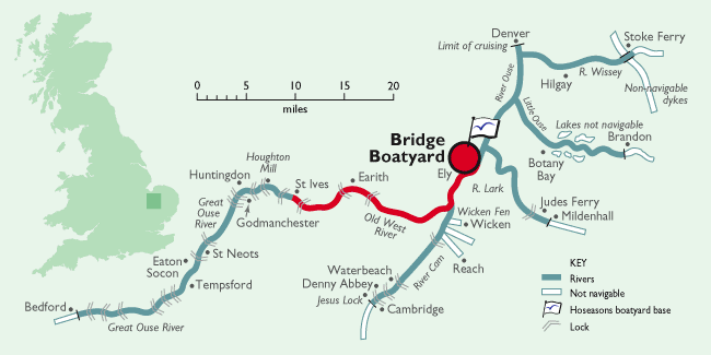 Bridge Boatyard in Ely, Cambridgeshire | Hoseasons.co.uk